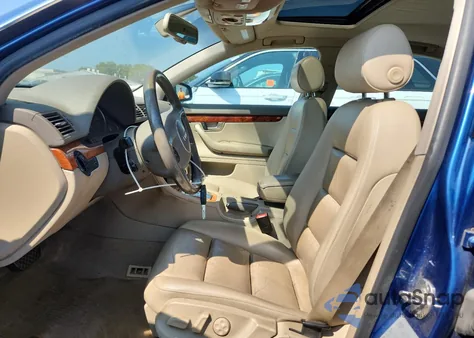 2004 Audi A4 3.0 Quattro из США, поврежденный, VIN WAULT68E84A020338